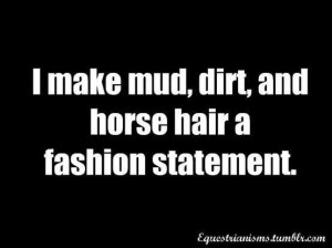 Horse fashion statement #equestrian