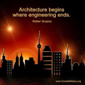 圖片標題： … in a civilized society. Walter Gropius