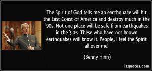 ... earthquakes in the '90s. These who have not known earthquakes will