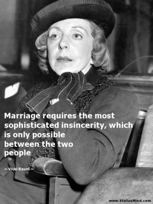 ... possible between the two people - Vicki Baum Quotes - StatusMind.com