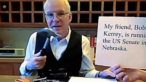Steve Martin, Home Crafts Expert, Endorses Bob Kerrey/YouTube