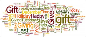 This word cloud was generated based on all 445 fundraising email ...