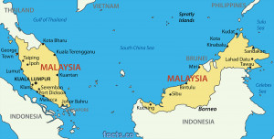 Malaysia Map with Cities