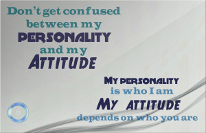 Personality And Attitude
