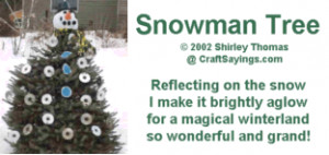 Snowman Tree