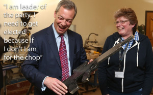 Nigel Farage quotes from the 2015 general election campaign trail