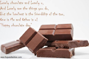 Chocolate Day SMS, Messages, Text, Quotes, Sayings 2016