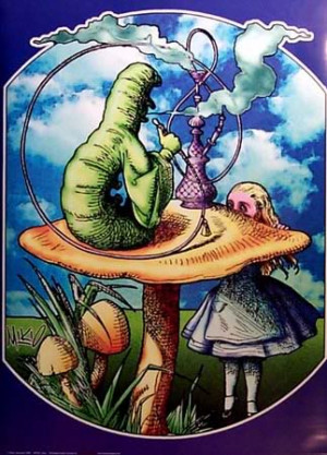 Alice In Wonderland Hookah Smoking Caterpillar Quotes
