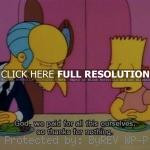... funny cartoon, simpsons, quotes, sayings, god, thanks for nothing