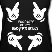Property Of My Boyfriend Women's T-Shirts