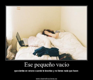 Ese pequeño vacío (FOTO Desmotivaciones)