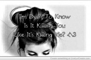 Broken Hurt Killing Dying Know Wondering Bun Lyrics Songs Quotes ...