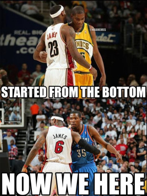 Lebron James and Kevin Durant
