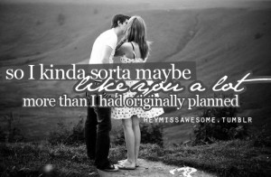 so I kinda sorta maybe like you a LOT more that I had originally ...