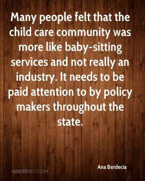 ... needs to be paid attention to by policy makers throughout the state