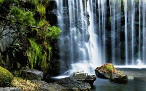 Enchanting beauty of waterfalls