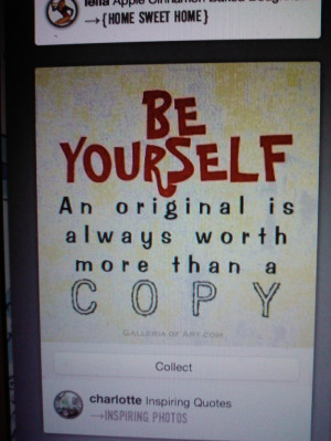 DON'T copy me .