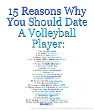 15 Reasons Why You Should Date A Volleyball Player