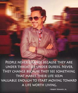 Robert Downey Jr. - A life worth Living