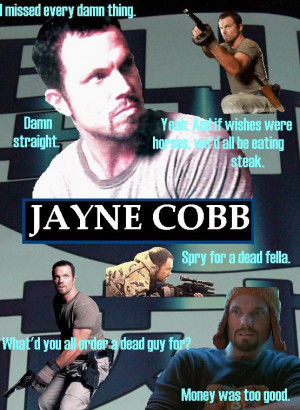 Jayne Cobb quotes.