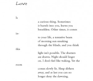 love perfect sleep night Dawn Ellen Hopkins