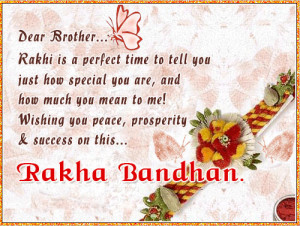Brother for Raksha Bandhan Card