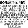 Softball Sayings Facebook Layouts
