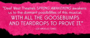 Discount Broadway Ticket Offer For Spring Awakening