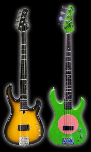 These are a Modulus Flea Signature bass and a Fleabass.