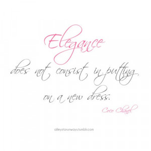 Coco chanel quotes sayings elegance meaning