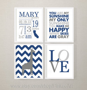 with baby quotes, wall art baby names and love, birth stats, baby ...