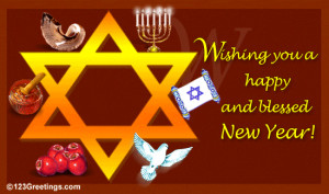 Rosh Hashanah, the Jewish New Year, falls on the Hebrew calendar dates ...