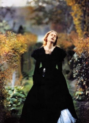 ... emma bovary, fall, film, isabelle huppert, madame bovary, nature, red