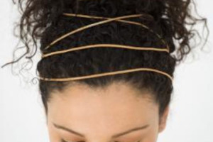 High Messy Bun For Thick Hair