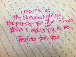 May Not Be the skinniest Girl ~ Beauty Quote