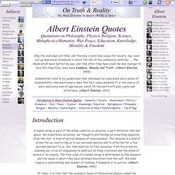 Albert Einstein Quotes: Famous Quotations