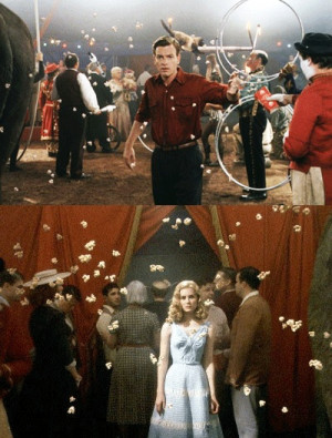 big fish// the popcorn scene, my favorite scene in the whole movie.