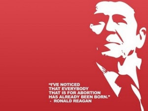 Ronald Reagan - not cuz I want to get into this argument, but because ...