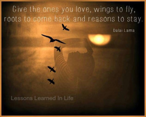 Give your love one wings to fly