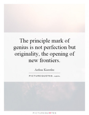 Genius Quotes Originality Quotes Arthur Koestler Quotes