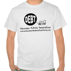 Debt Ball and Chain (with Obama Quote) Tshirt