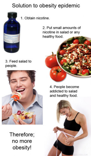 Solution to obesity epidemic