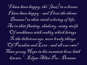 Edgar Allan Poe Quotes 15, A picture with an Edgar Allan Poe quote ...