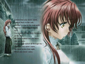 Pictures Gallery of anime love quotes