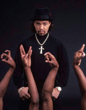 Ice-T (born Tracy Marrow), rapper, actor, & former member of the hip ...