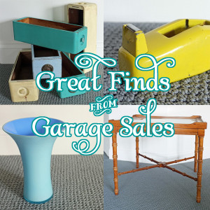 Garage sales and thrift stores are my top source of DIY projects these ...