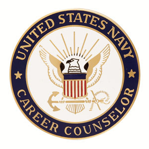 Career Counselor Badge Navy