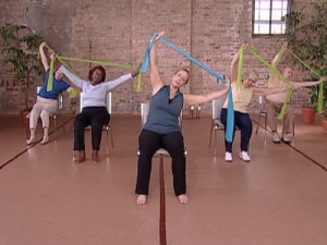 From the chair exercise DVD - Stronger Seniors 'Core Strength ...