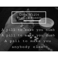 Coma White by Marilyn Manson More