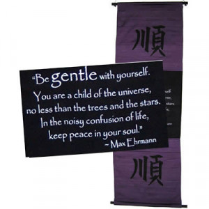Inspirational Banner - Peace in Your Soul - Wall Hanging